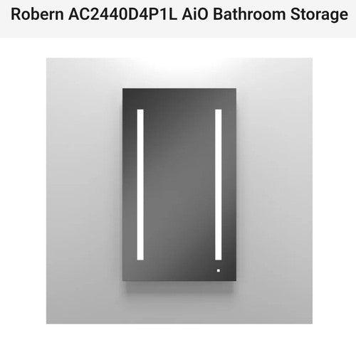 Robern AC2430D4P1 1 Door Medicine Cabinet Right & Left Hinge (2 UNITS)