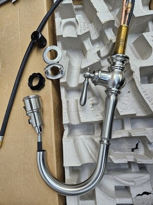 Kohler K-99261-VS Artifacts 1.5 GPM Single Hole Pull Down Kitchen Faucet