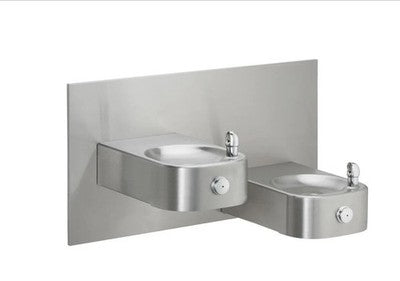 Elkay EHWM217C | In-wall Bi-Level Soft-sides Drinking Fountain | Filterless, Non