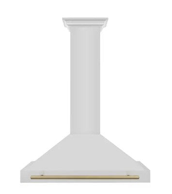 ZLINE Autograph 36" Range And Wall Mounted Range Hood SGRZ-36-CB & KB4STZ-36-CB
