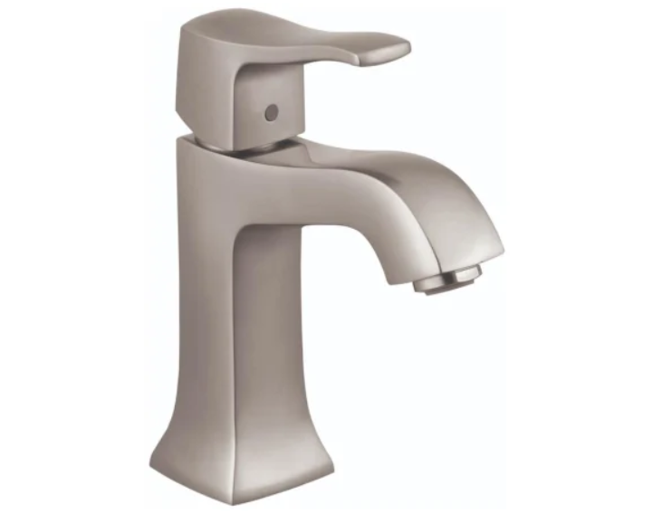 Hansgrohe 31075821 Metris C 1.2 Single Hole Bathroom Faucet with EcoRight, Quick Clean, and ComfortZone Technologies