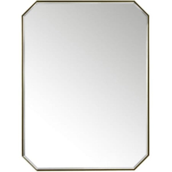 James Martin Vanities 715-MO30-CB Rohe 30" W x 40" H Rectangular Stainless Steel Framed Bathroom Wall Mirror