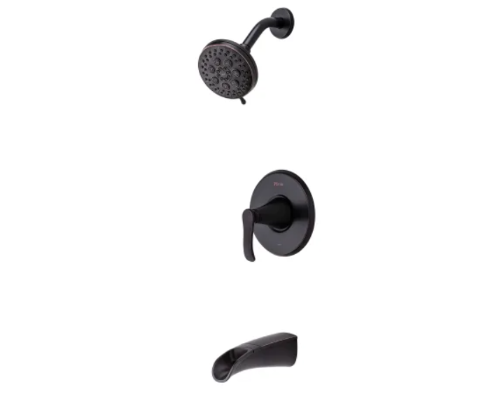 Pfister 8P8-WS2-JDSY Jaida Tub and Shower Trim Package with Multi Function Shower Head