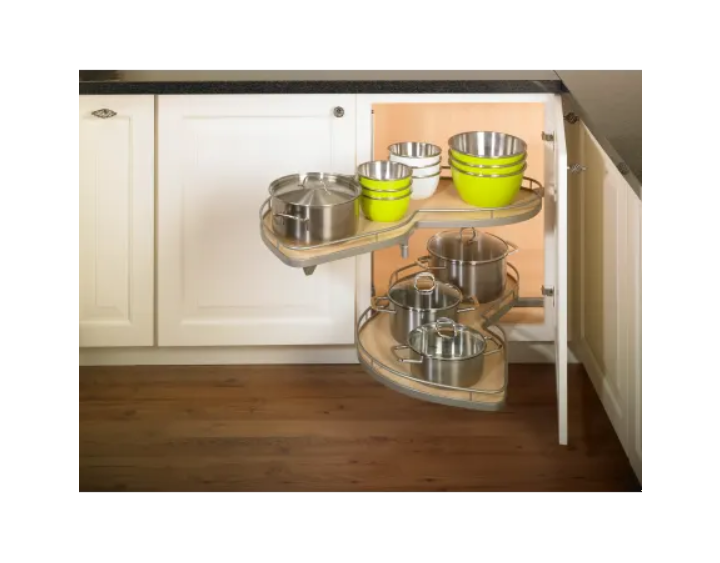 Kessebohmer 2502690103 LeMans Left Swing 36-1-4 Inch Wide Blind Corner Organizer