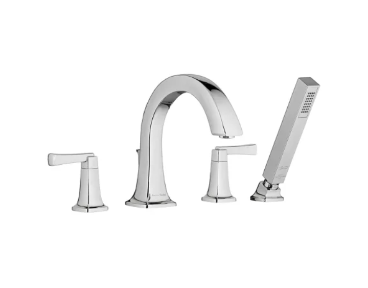 American Standard T353901.002 Townsend Deck Mounted Roman Tub Filler with Built-In Diverter - Includes Hand Shower