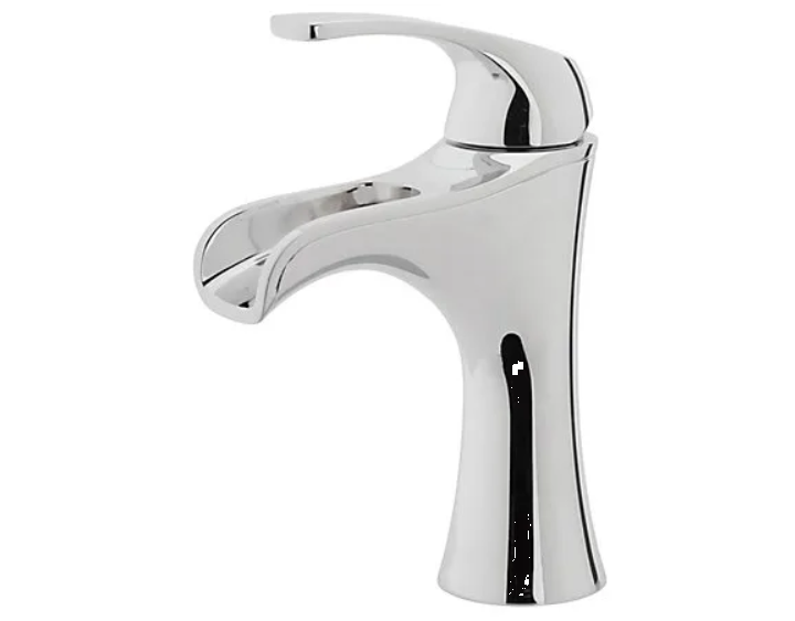 Pfister LF-042-JDCC Jaida 1.2 GPM Single Hole Waterfall Bathroom Faucet with Push & Seal Drain Assembly
