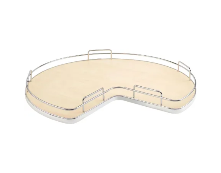 Rev-A-Shelf 53-401-32BSMP-1 Single 1 Shelf 32" Kidney Shaped Lazy Susan