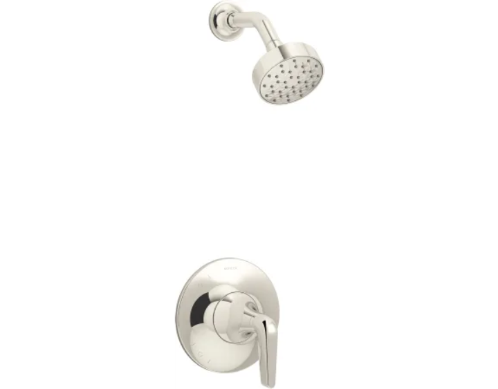Kohler K-TS22028-4-SN Tempered Shower Only Trim Package with 1.75 GPM Single Function Shower Head