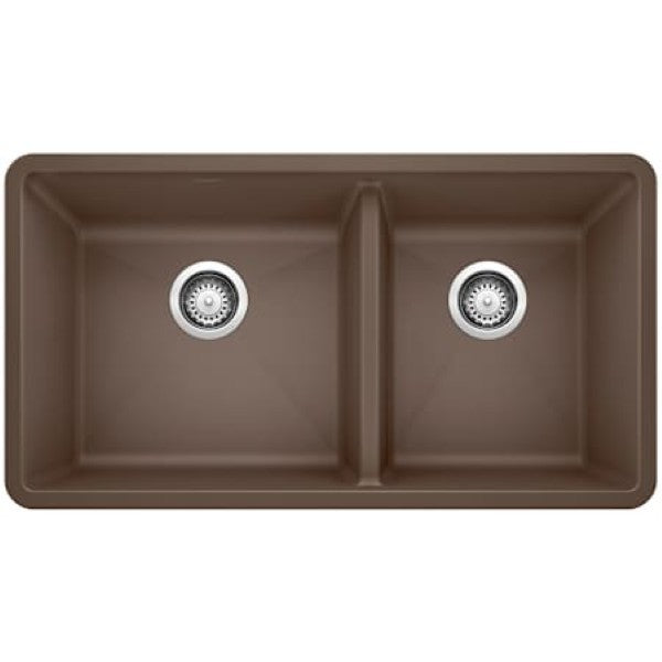 Blanco 441129 Precis 33 Undermount Double Basin SILGRANIT Kitchen Sink