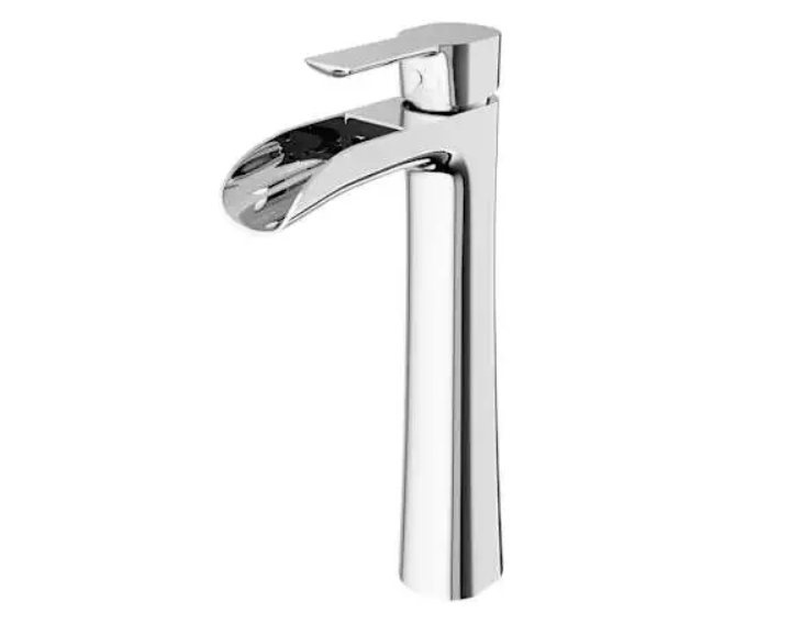 Vigo VG03024CH Niko 1.2 GPM 11" H Single Handle Single Hole Vessel Bathroom Faucet