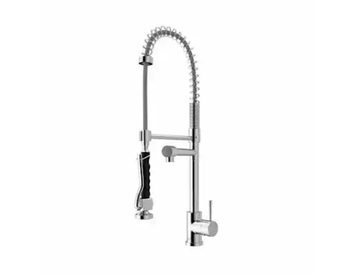 Vigo VG02007CH Zurich 1.8 GPM 27" H Single Handle Single Hole Pre-Rinse Pull Down Kitchen Faucet