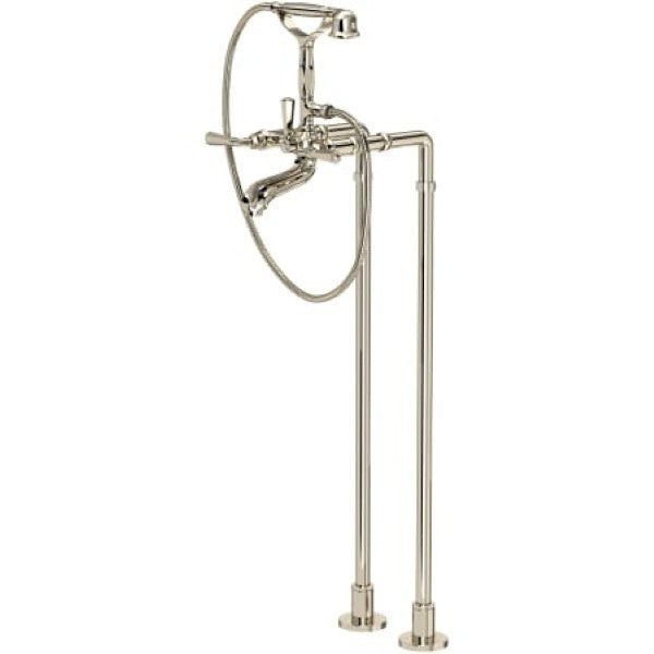 Rohl AKIT1901NLMPN Palladian Floor Mounted Tub Filler with Built-In Diverter