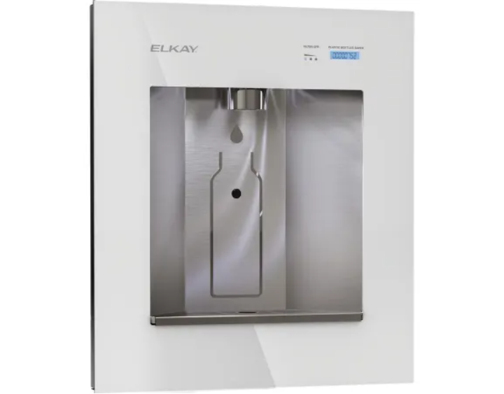 Elkay LBWDC00WHC EZH2O Liv Pro Recessed Non-Refrigerated Bottle Filling Station with Hands Free Operation