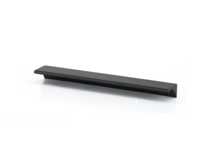 Alno A970-8-MB Tab 8" Center to Center Solid Brass Surface Mount Linear Cabinet Handle - Drawer Pull