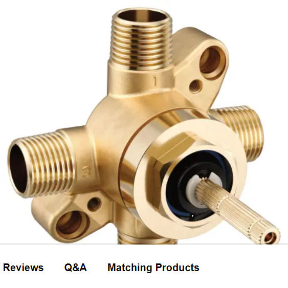 Moen U361CI M-Core 3 or 6 Function 1/2" CC and IPS Diverter Valve