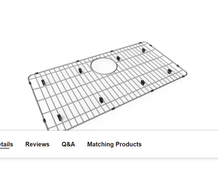 Elkay LKOBG2915SS Bottom Grid for Elkay ELGRU13322 Kitchen Sink