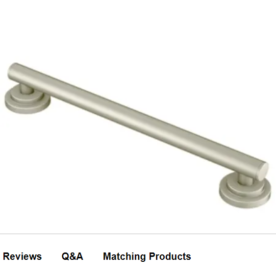 Moen YG0712BN Iso 12" Grab Bar