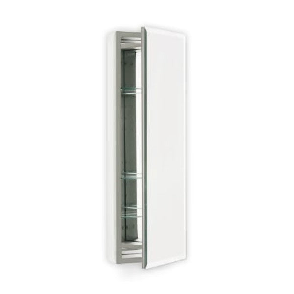 Robern PLM1630GB 15 1-4 Reversible Hinged Single Door Mirrored Medicine Cabi