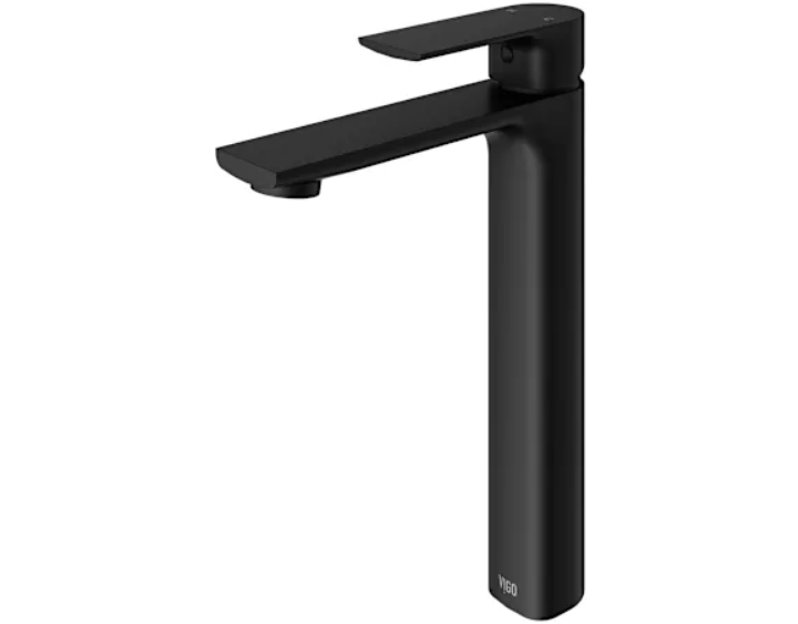 Vigo VG03027MB Norfolk 1.2 GPM 11" H Single Handle Single Hole Vessel Bathroom Faucet