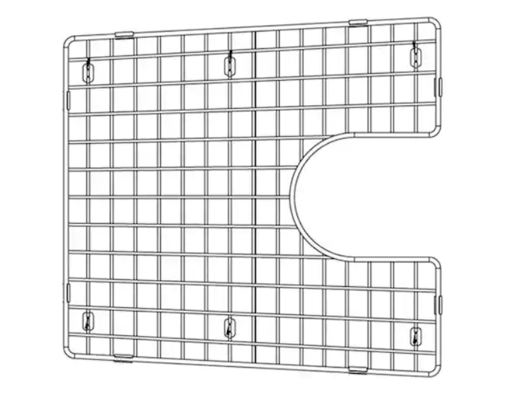 Blanco 226828 Stainless Steel Basin Rack for Performa 60-40 Double Bowl Sink - Left Bowl