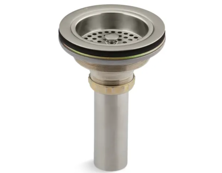 Kohler K-8801-BN Duostrainer Basket Strainer with Sink Drain and Tailpiece
