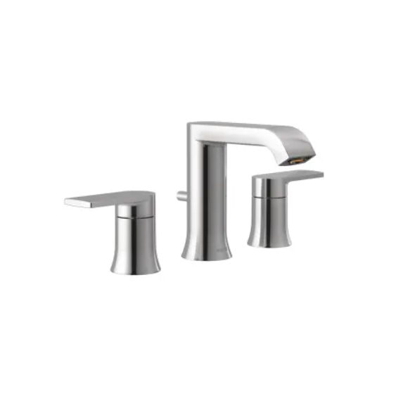 Moen T6708 Genta LX 1.2 GPM Widespread Bathroom Faucet with Pop-Up Drain Trim - Less Valve