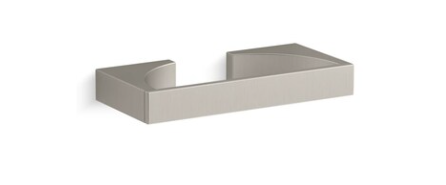 READ Kohler K-26571-BN Minimal Wall Mounted Spring Bar Toilet Paper Holder