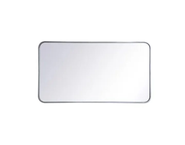 Elegant Lighting MR802240S #B22 Evermore 40" W x 22" H Contemporary Rectangu