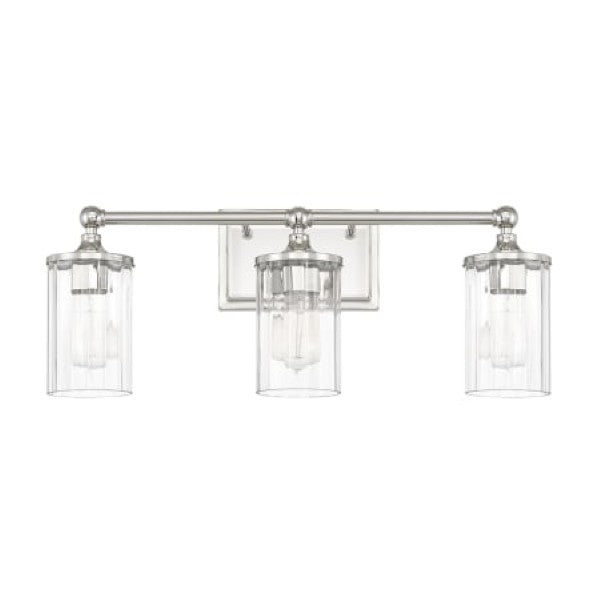 Capital Lighting 120731PN-423 Camden 3 Light 24" Wide Bathroom Vanity Light