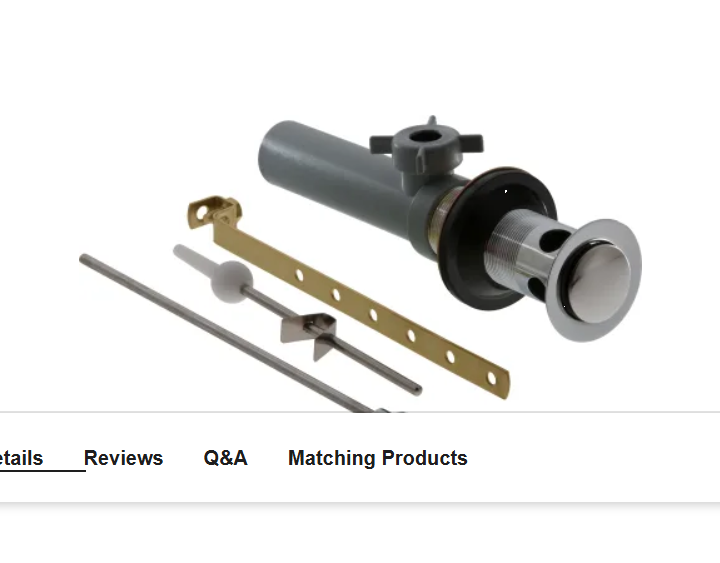 Delta RP27575 #85 50-50 Pop-Up Drain Assembly