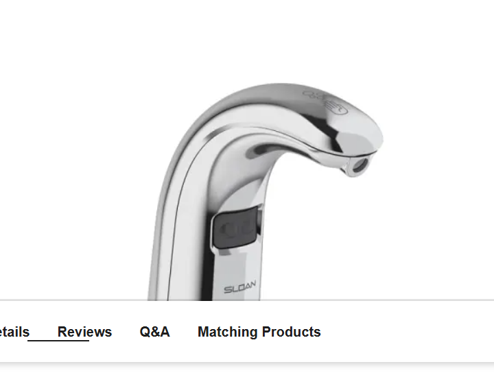 Sloan 3346093 Sensor Activated Electronic Foam Soap dispenser