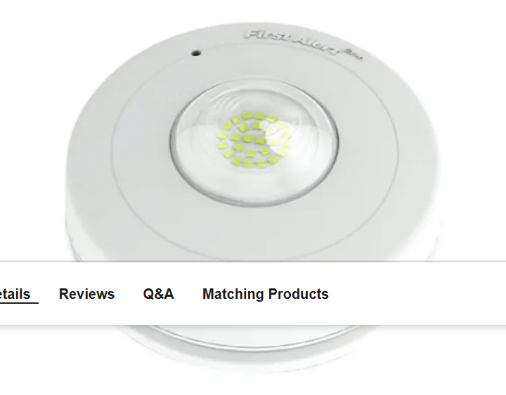 BRK Brands SLED177 Combination Smoke and Carbon Monoxide Detector with LED Smart Strobe
