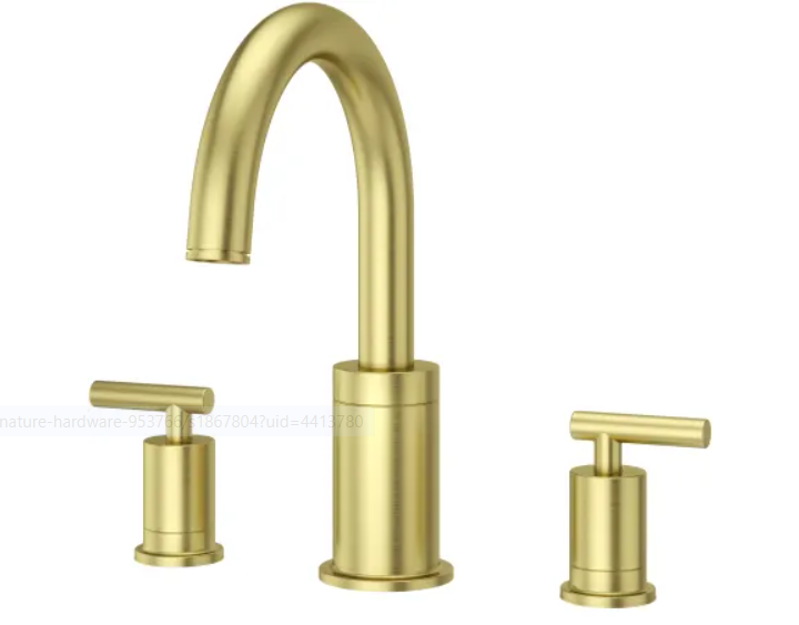 Pfister RT6-5NCBG Contempra Deck Mounted Roman Tub Faucet Trim with Metal Lever Handles