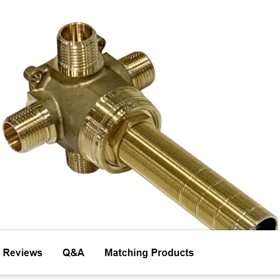 Rohl R1062BO 4-Port, 3-Way Dedicated Diverter Rough-In Valve
