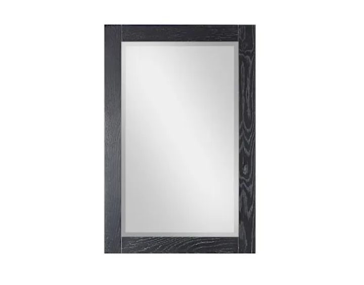 Altair 531024-MIR-BO Ivy 24"W x 36"H Rectangular Beveled Wood Framed Wall Mounted Bathroom Mirror