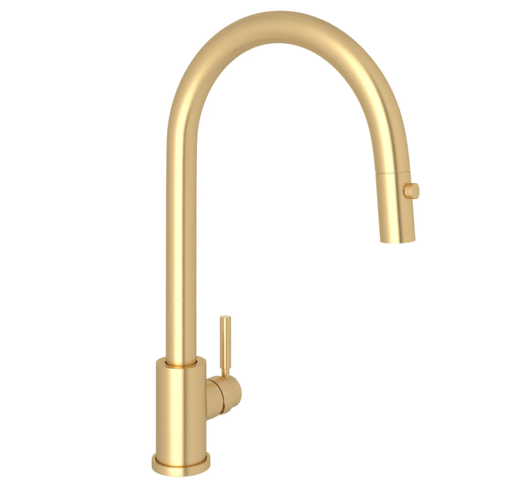 Perrin and Rowe U.4044SEG-2 Single Hole Pull Down Kitchen Faucet