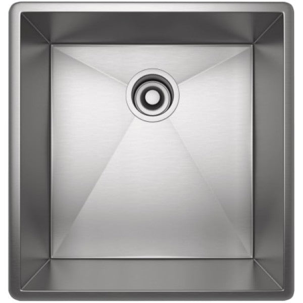 Rohl RSS1718SB Forze 18-1-2 Undermount Single Basin Stainless Steel Bar Sink