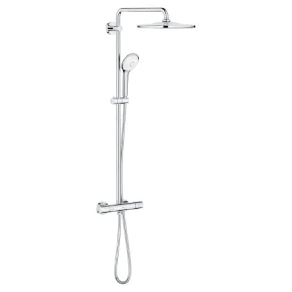 Grohe 26726000 Euphoria Shower with Shower Head, Hand Shower, Slide Bar, Shower Arm, and Hose