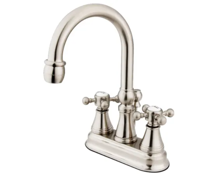 Kingston Brass KS2618BX Vintage 1.2 GPM Centerset Bathroom Faucet with Pop-Up Drain Assembly