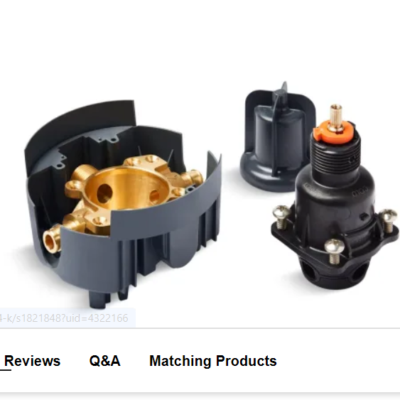 Kohler K-8304-UX-NA Rite-Temp Pressure Balanced Rough In Valve Body and Cartridge Kit