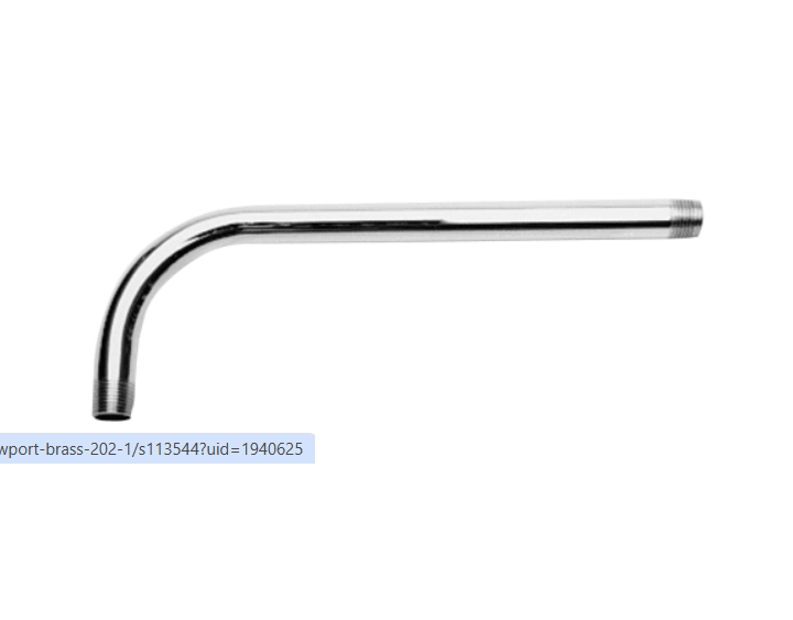 Newport Brass 2021-26 Tub and Shower 18" Wall Mounted Shower Arm