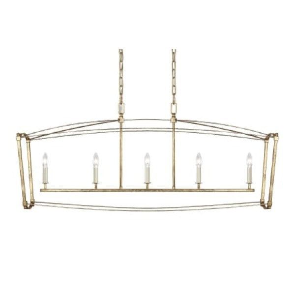 Visual Comfort F3326-5ADB Thayer 5 Light 49 Wide Taper Candle Style Chandeli
