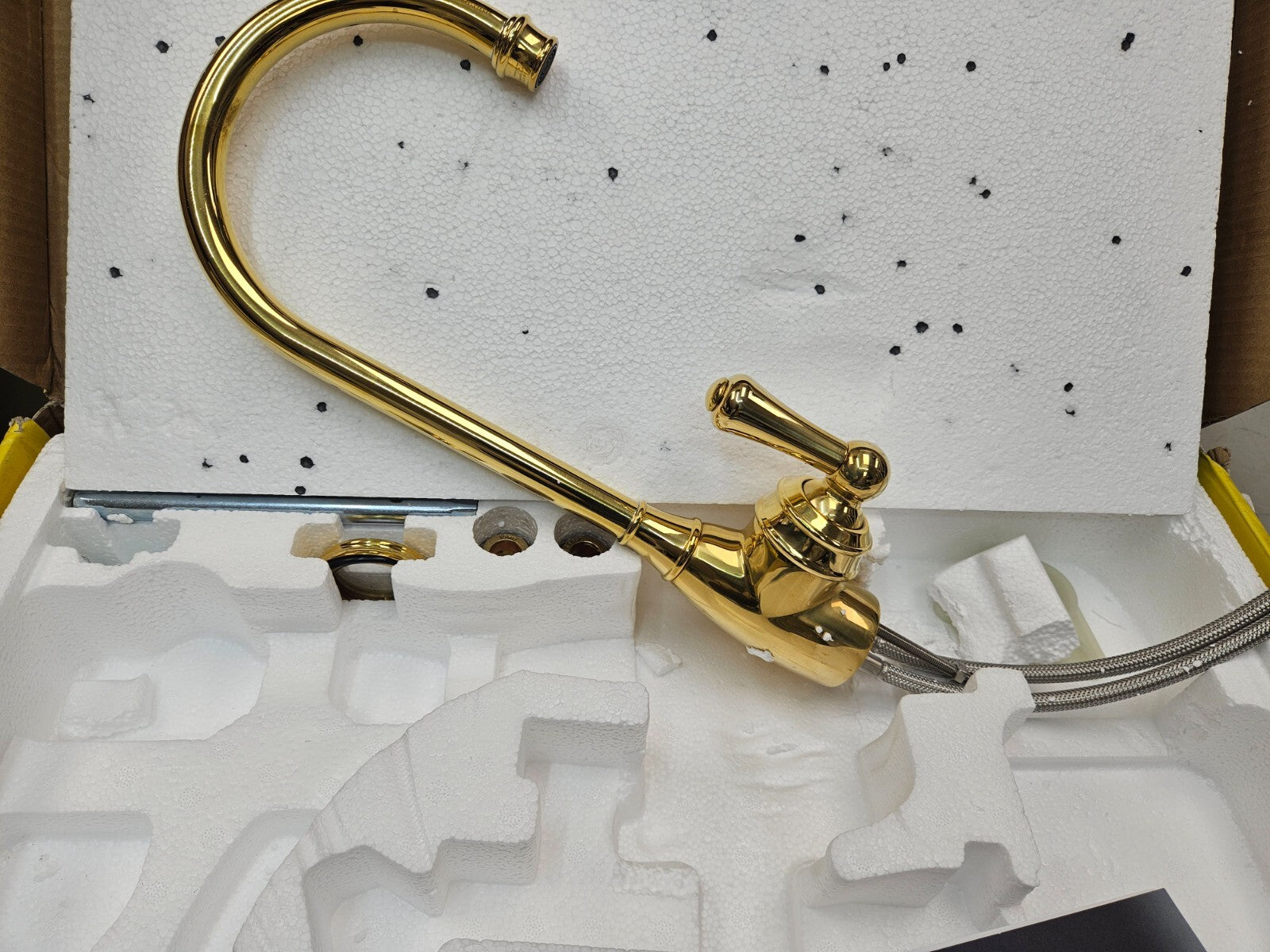 Perrin and Rowe U.4700ULB-2 Single Hole Bar Faucet UNLACQUERED BRASS