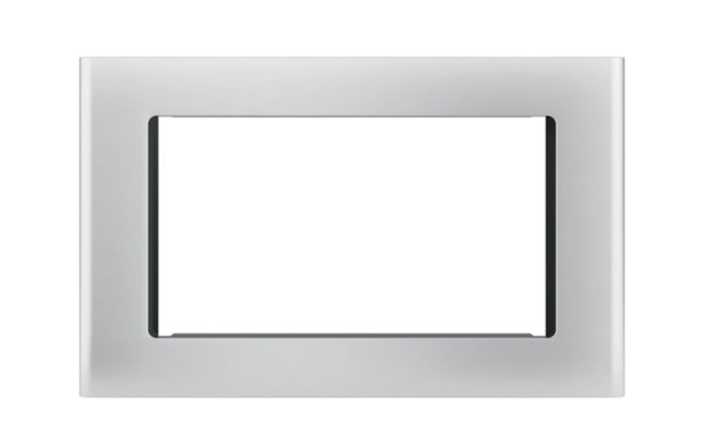 GE - 29.8" Trim Kit for Microwaves - Stainless steel Model:JX9153SJ New Open Box