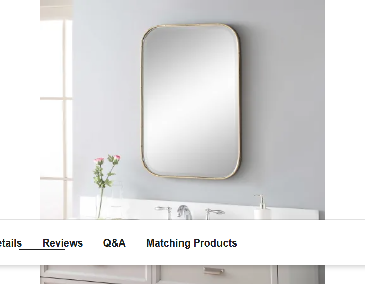 Uttermost 09599 Malay 20-1-8" W x 30" H Traditional Rectangular Framed Bathroom Wall Mirror