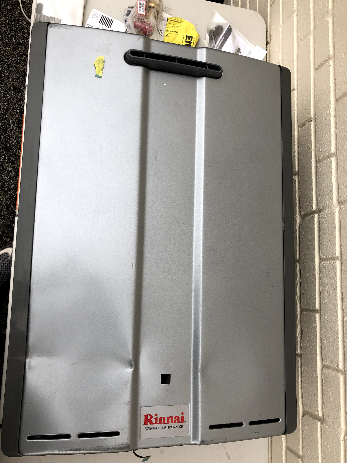 Rinnai RU199eP Water Heater WITH Dings, Power Tested, See Pictures
