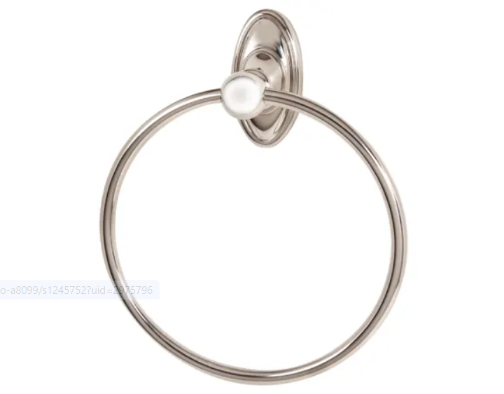 Alno A8040-PN Classic Traditional 7 Inch Diameter Towel Ring