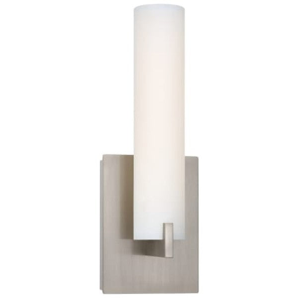 Kovacs P5040-084-L Tube 13" Tall Integrated LED Wall Sconce with Etched Opal Glass Shade