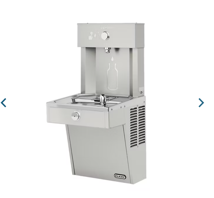 Elkay LVRCDMWSK ezH2O Vandal-Resistant Bottle Filling Station and Single Fountai