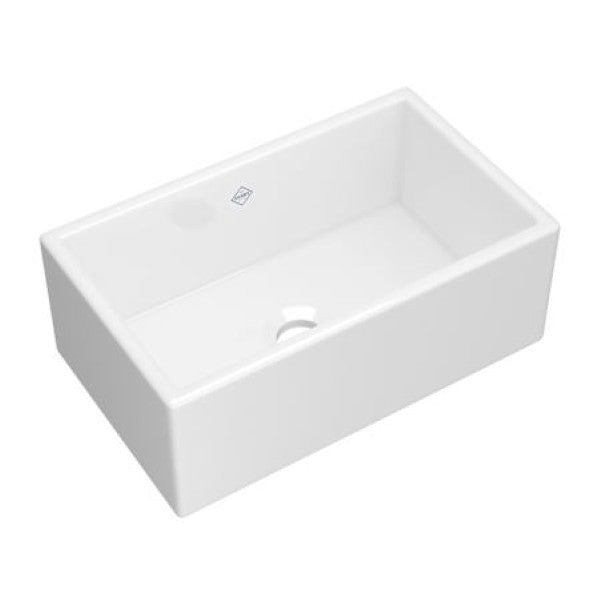 Shaws MS3018WH Shaker 30 Farmhouse Single Basin Fireclay Kitchen Sink